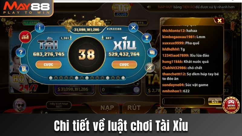 Chi tiết về luật chơi Tài Xỉu