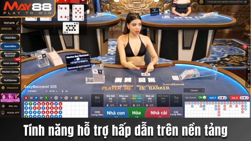 Tính năng hỗ trợ hấp dẫn trên nền tảng