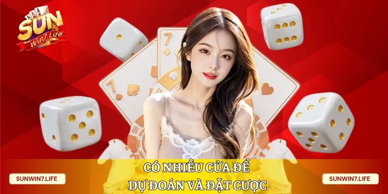 Có nhiều cửa để dự đoán và đặt cược